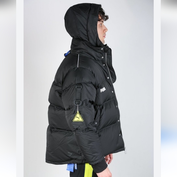 Puma x Ader Error Black Puffer Coat - Picture 4 of 10